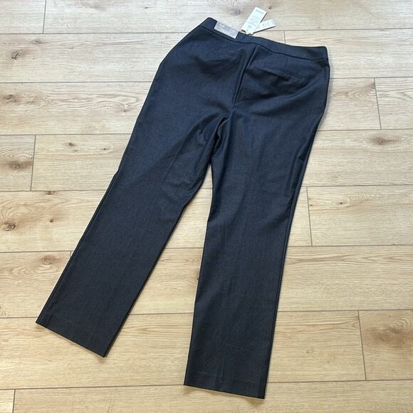 Chico's Secret Stretch Straight Leg Trousers Workwear Pants Basic Garfield Rinse - Picture 2 of 8